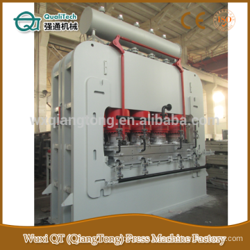 Short cycle hot press furniture panels/wood laminate machine